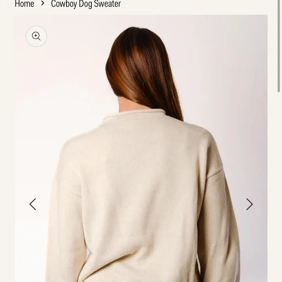 Wishlist Cowboy dog sweater - Picture 2 of 4